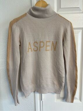 Aspen Marino Wool Sweater Snow‎ Society Size S